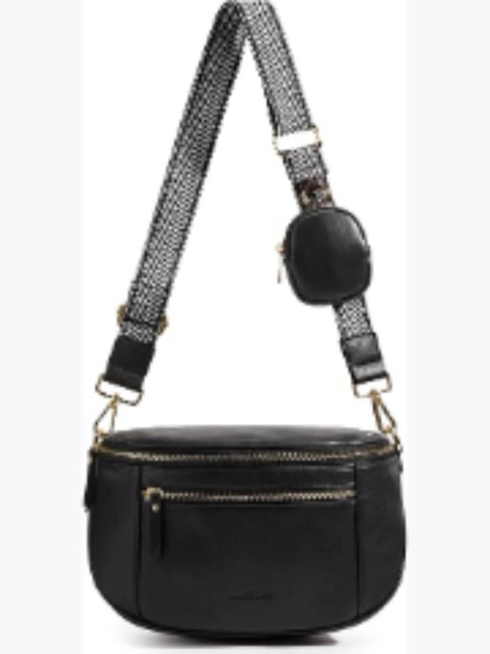 Vegan Leather Crossbody Purse with RFID Blocking Pockets for Women